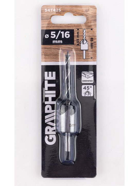 Medienos „Chamfer“ gręžimo bitas 5 mm/16 mm