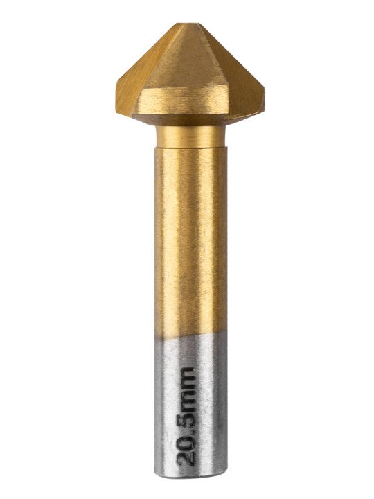 TiN stalviršio grąžtai, 6,3–20,5 mm, rinkinys 6 vnt.