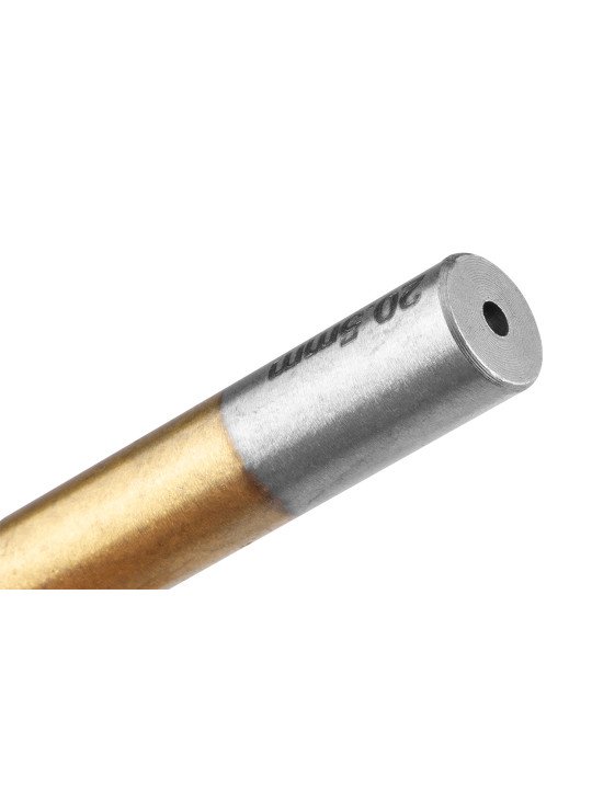 TiN stalviršio grąžtai, 6,3–20,5 mm, rinkinys 6 vnt.