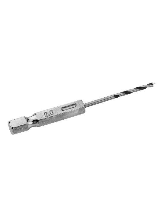Medienos grąžtai, Hex tvirtinimo nuo 2 iki 10 mm