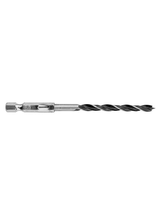 Medienos grąžtas, Hex tvirtinimo 6,0 mm