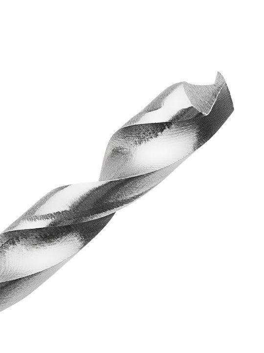 HSS metaliniai grąžtai, DIN 340, prailginti, 5 mm