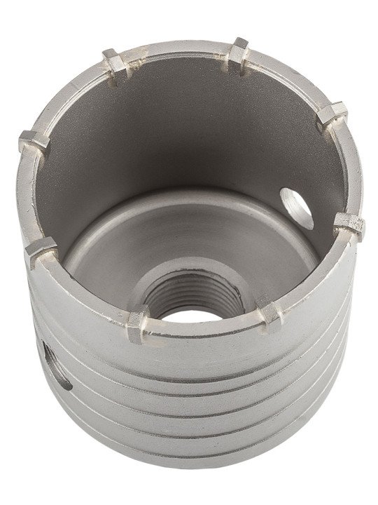Skylių gręžimo krūna 65 mm su HEX adapteriu ir kontroliniu grąžtu