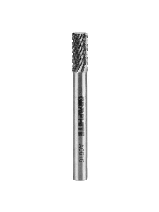 Metalo freza HM, type A (cylindrical), 6 x 16 mm, shank 6 x 45 mm