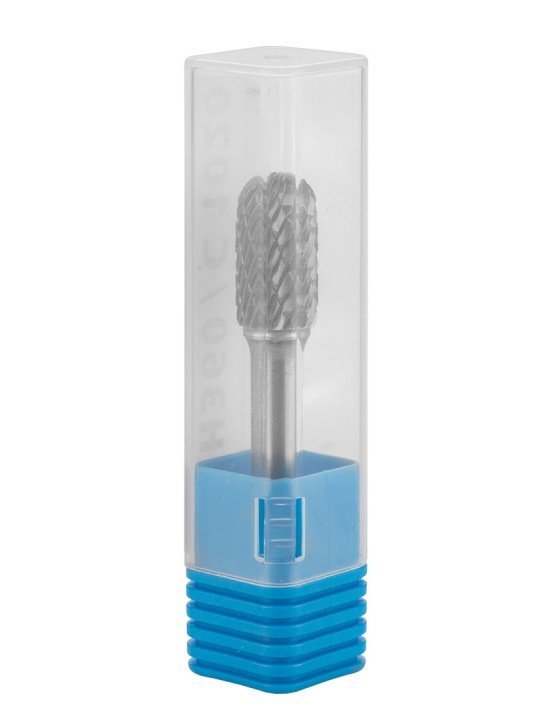 Metalo freza HM, type C (cylindrical rounded), 10 x 20 mm, shank 6 x 45 mm