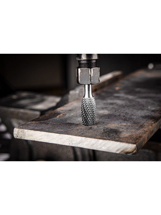 Metalo freza HM, type H (flame), 12 x 32 mm, shank 6 x 45 mm