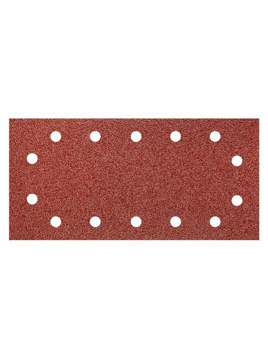 Velcro švitrinis popierius 115 x 230 mm, K40, 5 vnt., su skylutėmis