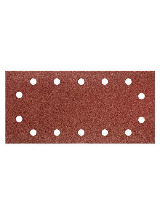 Velcro švitrinis popierius 115 x 230 mm, K80, 5 vnt., su skylutėmis