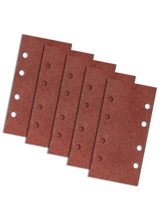 Velcro švitrinis popierius 93 x 185 mm, K60, 5 vnt., su skylutėmis