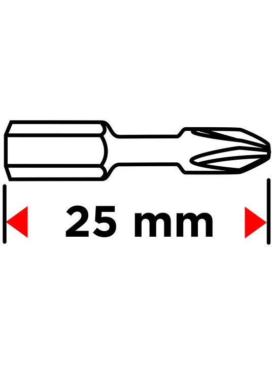 Smūginiai antgaliai TX30 x 25 mm, 20 vnt.