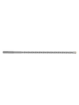 SDS Plus betoninis grąžtas su dviguba spiralė 10 x 350 mm (56T119) - Graphito SDS ir dvigubos spiralės betono gręžtuvas 10 x 350 mm 56T119 yra betono, plytų ir akmens grąžtas su dviguba spiralė ir SDS plius.