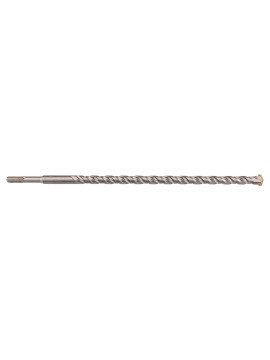 SDS Plus betoninis grąžtas su dviguba spiralė 18 x 400 mm (56T148) - SDS plius dvigubos spiralės 18 x 400 mm 56T148 betoninis gręžtuvas pagal grafito bitą yra betono, plytų ir akmens grąžtas su dviguba spiralė ir SDS plius.