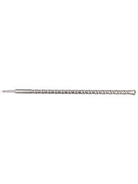 SDS Plus betoninis grąžtas su dviguba spiralė 24 x 600 mm (56T161) - „Graphite“ SDS ir dvigubos spiralės betono gręžimo bitas 24 x 600 mm 56T161 yra betoninis, plytų ir akmens gręžtuvas su dviguba spiralė ir SDS plius.