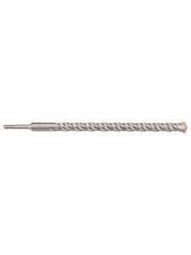 SDS Plus betoninis grąžtas su dviguba spiralė 25 x 400 mm (56T164) - Graphito SDS ir dvigubos spiralės betono gręžimo bitas 25 x 400 mm 56T164 yra betono, plytų ir akmens grąžtas su dviguba spiralė ir SDS plius.