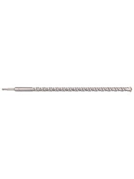 SDS Plus betoninis grąžtas su dviguba spiralė 25 x 600 mm (56T165) - SDS plius dvigubas spiralės betoninis gręžimas 25 x 600 mm 56T165 pagal grafitą yra betono, plytų ir akmens gręžtuvas su dviguba spirale ir SDS plius.