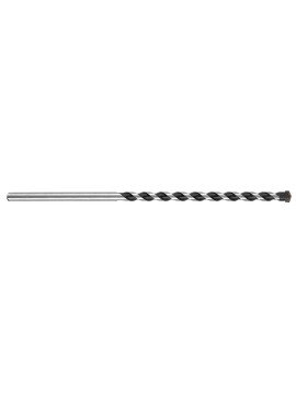 Betono grąžtas 10 x 250 mm, (56T306) - 10 x 250 mm žemės betono gręžimo bitas 56T306 pagal grafitą yra malto betono, plytų ir akmens gręžimo bitas su standartiniu cilindriniu griebtuvu.