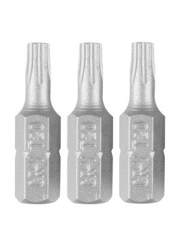 „Torx“ bitai T20 x 25 mm, 3 vnt (56T522) - „Torx“ bitai T20 x 25 mm, 3 vienetai 56T522 pagal grafitą yra naudingas 3 gabalų rinkinys.