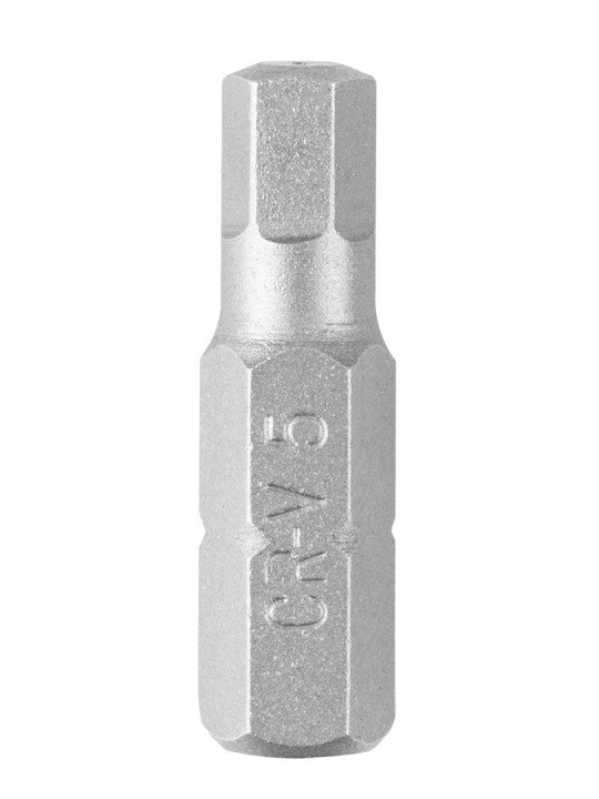 Šešiakampiai antgaliukai - bitai H5 x 25 mm, 3 vnt