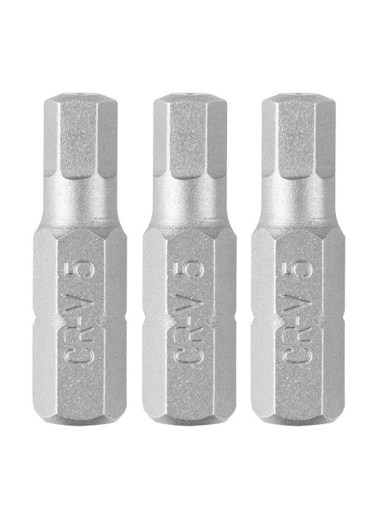 Šešiakampiai antgaliukai - bitai H5 x 25 mm, 3 vnt
