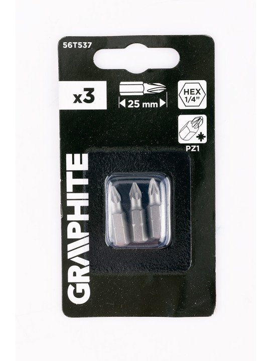 Antgaliukai - bitai PZ1 x 25 mm, 3 vnt