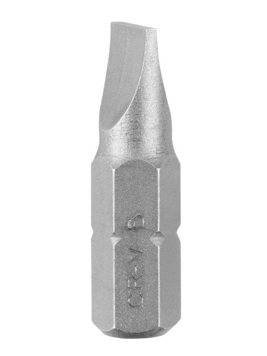 Antgaliukai - bitai SL6 x 1 x 25 mm, 3 vnt