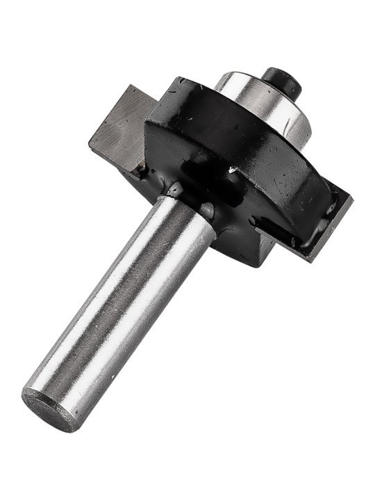 Medienos freza pjaustytuvas su guoliu, dekoratyvinė, widia, 32 x 10 mm, kotas 8 mm