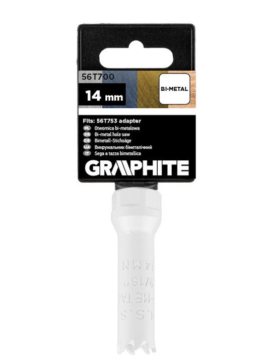 Bi-metalo gręžimo karūnėlė 14 mm