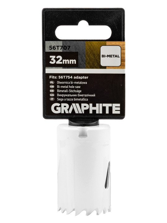Bi-metalo gręžimo karūnėlė 32 mm