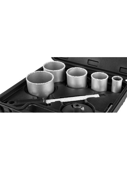 Volframo karbido skylių pjaustyklės 32–83 mm, 5 dalių rinkinys