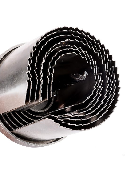 Medienos skylių pjaustyklės 26–63 mm, H 50 mm, nustatytas 7 vnt.
