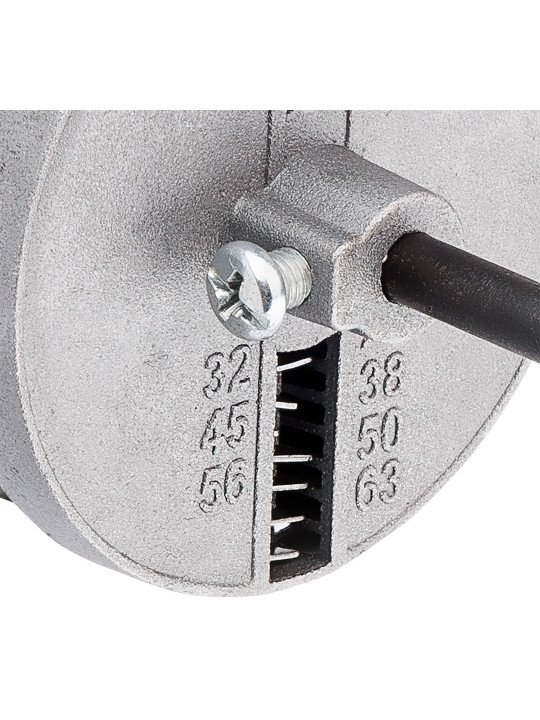 Medienos skylių pjaustyklės 26–63 mm, H 50 mm, nustatytas 7 vnt.