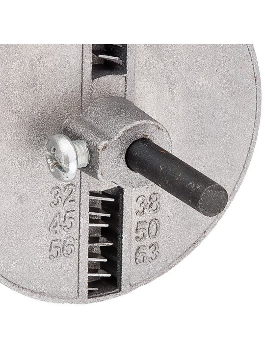 Medienos skylių pjaustyklės 26–63 mm, H 25 mm, sukietėti dantys, 7 vnt