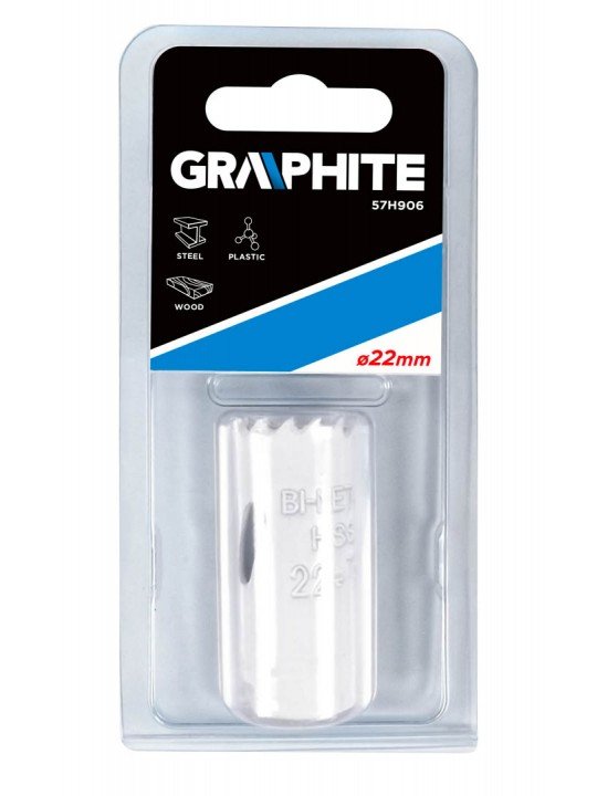 Bi-metalinė gręžimo karūnėlė 22mm