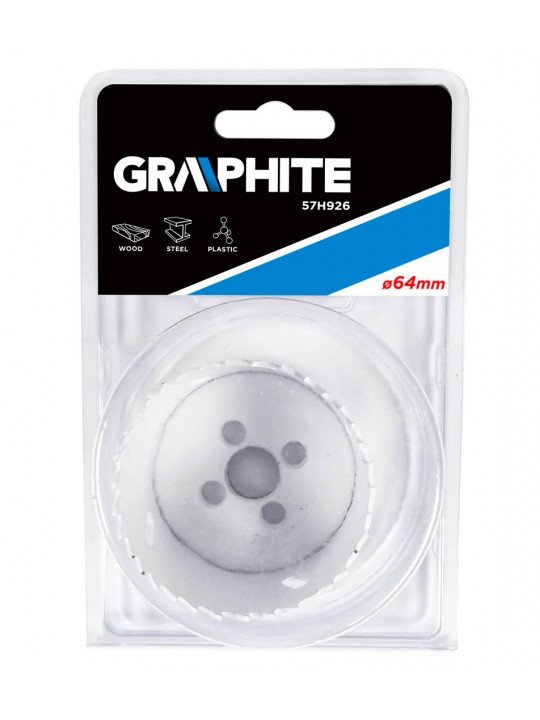 Bi-metalinė gręžimo karūnėlė 64mm