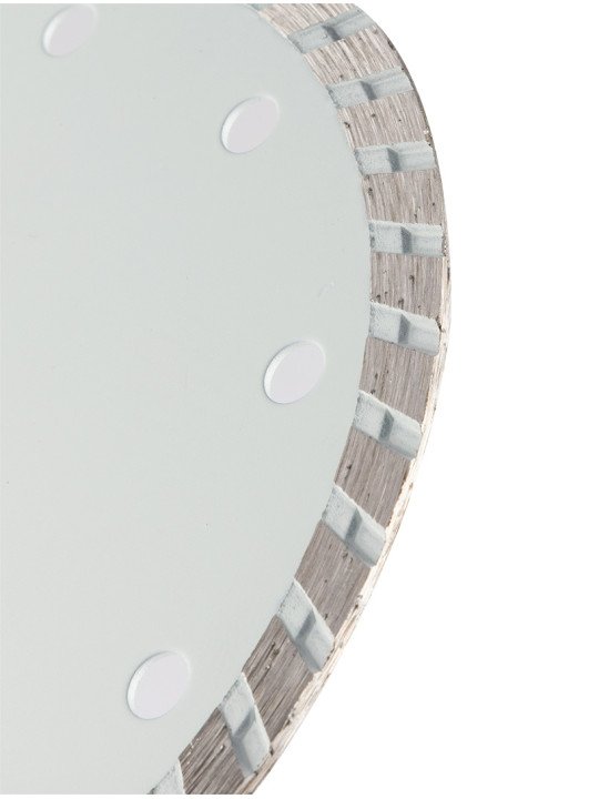 Turbo pjovimo deimantinis diskas, 115 x 22,22 mm, sausam pjovimui
