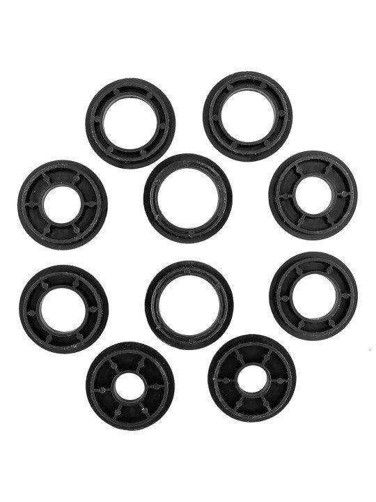Vielinis diskinis šepetys 150 x 32 mm, surišta viela, žalvariu dengtas