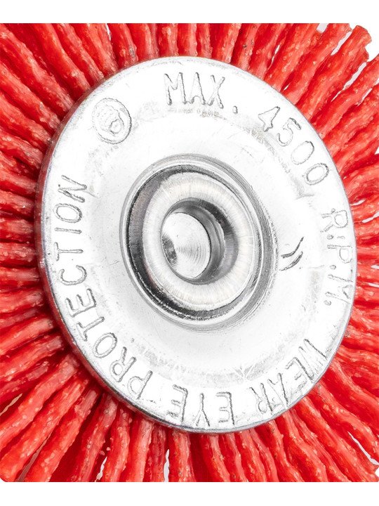 50 mm nailono šepetys su 6 mm