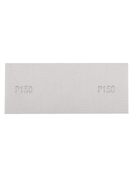 Abrazyvinis tinklelis baltas 115 x 280 mm, P150 (58T144) - Šlifavimo tinklelis baltas 115 x 280 mm, P150 58T144 pagal grafitą, rekomenduojamą delniniam pritaikymui su mediena, metalu, plastiku, stiklu ir gipso plokštele.