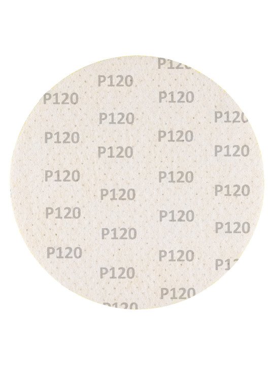 Šlifavimo diskai, perforuoti, „Velcro“, pritvirtinti su 225 mm skylėmis, P120, 5 vnt.