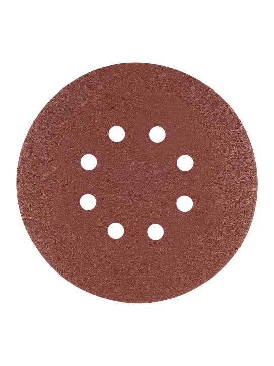 „Velcro“ šlifavimo diskai 150 mm, P120, 5 vnt, su 8 skylėmis
