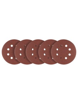 „Velcro“ šlifavimo diskai 125 mm, p24, 5 vnt, su 8 skylėmis (58T286) - „Velcro“ šlifavimo diskai 125 mm, p24, 5 vienetai, su 8 skylėmis 58T286 pagal grafitą yra 5 šlifavimo diskų rinkinys, skirtas šlifuoti metalą, plastiką ir medieną.