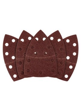 Šlifavimo popierius, „Velcro“, metalui 102 x 152 mm, p40, 5 vnt, su 11 skylių (58T300) - „Velcro“ šlifavimo popierius, geležis 102 x 152 mm, p40, 5 vienetai, su 11 skylių 58T300 pagal grafitą yra 5 „Velcro“ šlifavimo popierių rinkinys, 102 x 152 mm.
