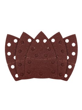 Šlifavimo popierius, „Velcro“, metalui 102 x 152 mm, p60, 5 vnt, su 11 skylių (58T301) - „Velcro“ šlifavimo popierius, geležies 102 x 152 mm, p60, 5 vienetų, su 11 skylių 58T301 pagal grafitą yra 5 „Velcro“ šlifavimo popierių rinkinys, 102 x 152 mm.