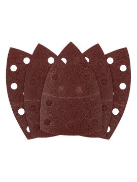 Šlifavimo popierius, „Velcro“, metalui 102 x 152 mm, p80, 5 vnt, su 11 skylių (58T302) - „Velcro“ šlifavimo popierius, geležis 102 x 152 mm, p80, 5 vienetai, su 11 skylių 58T302 pagal grafitą yra 5 „Velcro“ šlifavimo popierių rinkinys, 102 x 152 mm.