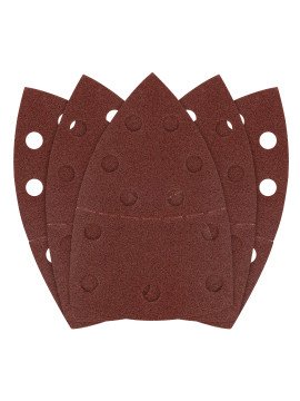 Šlifavimo popierius, „Velcro“, metalui 102 x 152 mm, P120, 5 vnt, su 11 skylių (58T304) - „Velcro“ šlifavimo popierius, geležies 102 x 152 mm, p120, 5 vienetų, su 11 skylių 58T304 pagal grafito rinkinį yra 5 „Velcro“ šlifavimo popierių, 102 x 152 mm.