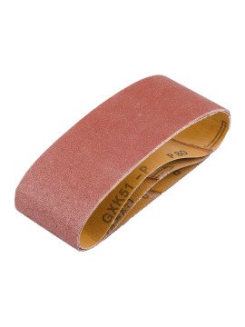 Šlifavimo juosta 75 x 457 mm, p80, 3 vnt (58T362) - Begaliniai diržai 75 x 457 mm, p80, 3 vnt.