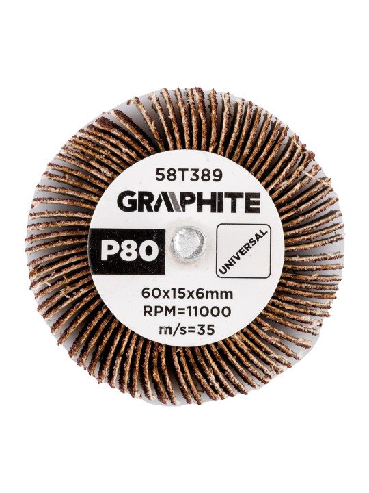 Šlifavimo popierius 60 x 15 x 6 mm, p80