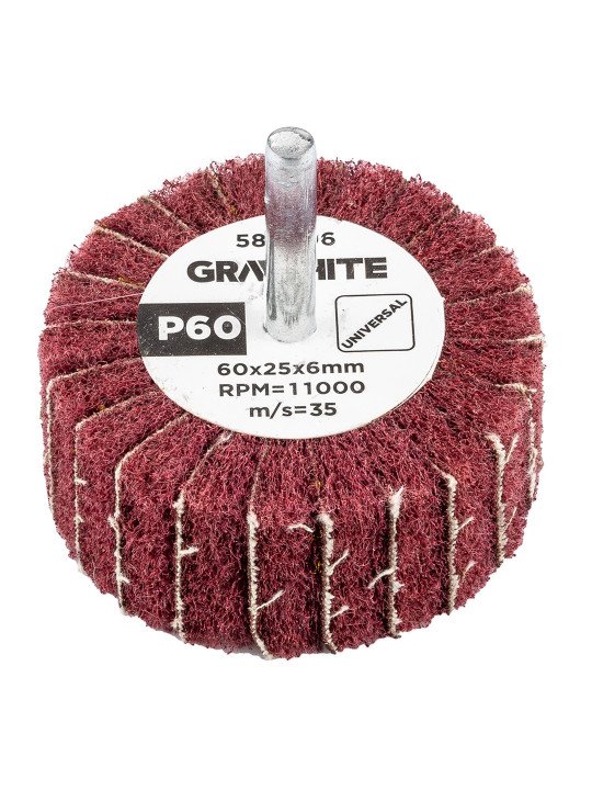 Šlifavimo popierius 60 x 25 x 6 mm, p60