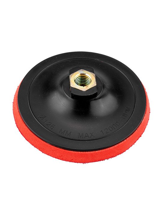 Velcro diskas 125 mm x 8 mm, m14 sriegis