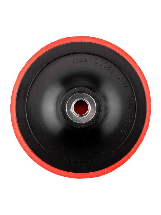 Velcro diskas 125 mm x 8 mm, m14 sriegis + 8 mm blokas